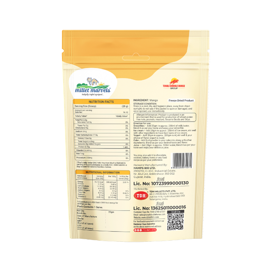 Mango Freeze Dried Fruit – 100% Natural Crispy Superfruit Snack