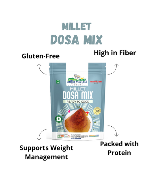 benefits of millet dosa mix