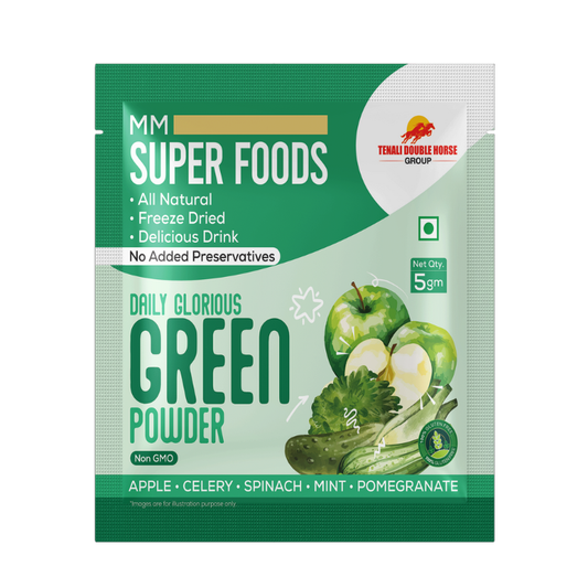 Daily Glorious Green Powder – Freeze Dried Super Greens Blend (10 Sachets Box)