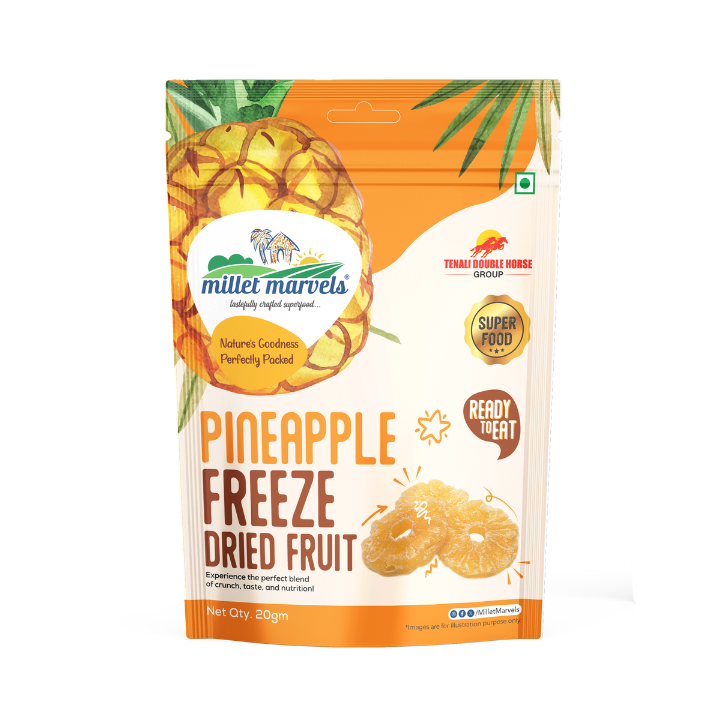 Pineapple Freeze Dried Fruit – 100% Natural Crispy Tropical Snack