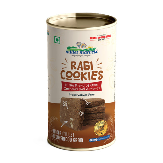 TDH Millets Ragi Cookies by Tenali Double Horse