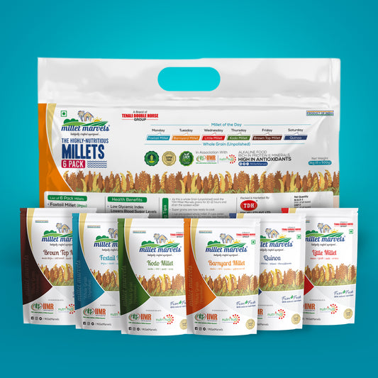 pack of 6 millet grains